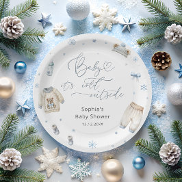 Baby seine kalte Outdoor Winterkleide Babydusche Pappteller