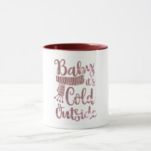 Baby seine kalte Outside verblasste Zwei-Tonen-Kaf Tasse