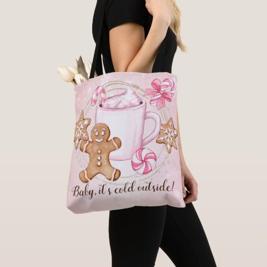 Baby seine kalte Tasche draußen (Von Nahem)