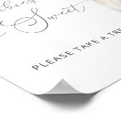 Baby seine kalten Outdoor Babys sind süß Poster (Ecke)