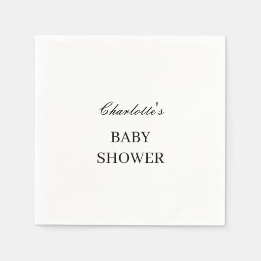 Baby Serviette (Vorderseite)