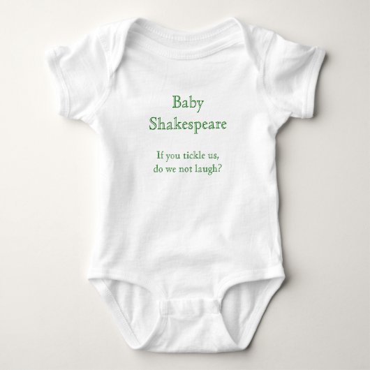 Baby Shakespeare Baby Strampler (Vorderseite)