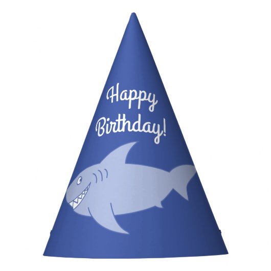 Baby Shark 1. Geburtstag Party Hats Partyhütchen (Vorderseite)