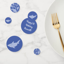 Baby Shark 1. Geburtstag Party Tischdekor Confetti Konfetti