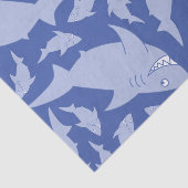 Baby Shark 1. Geburtstag Party Tissue Paper Seidenpapier (Ausschnitt)