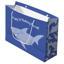 Baby Shark 1st Birthday Geschenktasche Große Geschenktüte