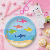 Baby Shark Abendplatten Pappteller (Party)