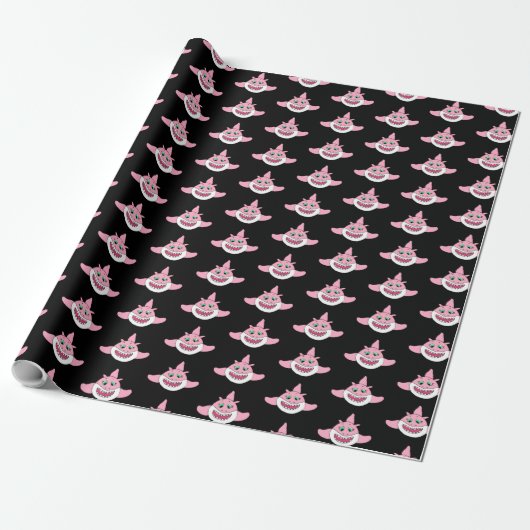 Baby Shark Birthday Geschenkpapier (Ungerollt)