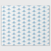 Baby Shark Birthday Geschenkpapier (Flach)