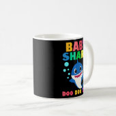 Baby Shark Doo Doo Baby Mommy Daddy Kids Kaffeetasse (VorderseiteRechts)
