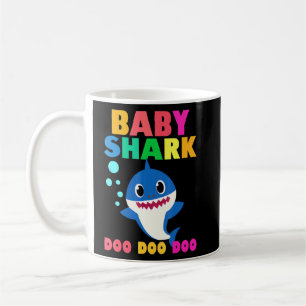 Baby Shark Doo Doo Baby Mommy Daddy Kids Kaffeetasse