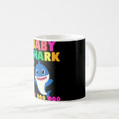 Baby Shark Doo Doo Baby Mommy Daddy Kids Kaffeetasse (VorderseiteRechts)