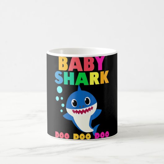 Baby Shark Doo Doo Baby Mommy Daddy Kids Kaffeetasse (Mittel)