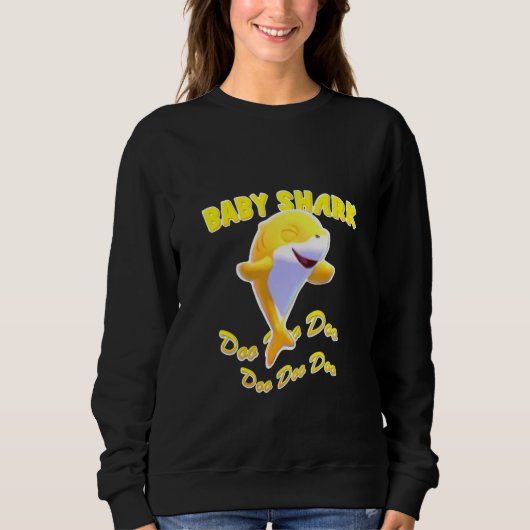 Baby Shark Doo Doo Doo - Kinderdesign Sweatshirt (Vorderseite)