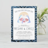 Baby Shark Doo | Niedliche Shark Baby Dusche (Stehend Vorderseite)