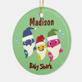 Baby Shark Festivals Phantastisch Keramik Ornament (Links)