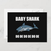 Baby Shark Funny Postkarte (Vorne/Hinten)