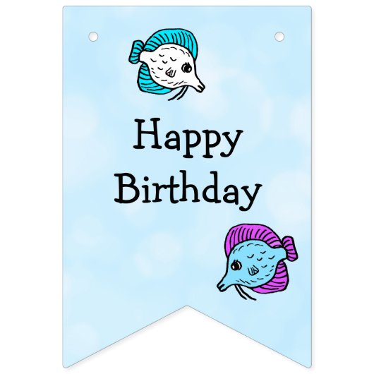 Baby Shark Gender Neutral Birthday Banner (Zweite Fahne)