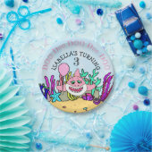 Baby Shark Girl's Birthday Party Pappteller (Party)