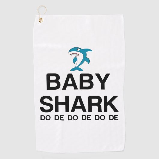 BABY SHARK GOLFHANDTUCH (Vorderseite)