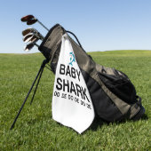 BABY SHARK GOLFHANDTUCH (Gras)