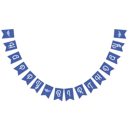 Baby Shark Happy Birthday Banner (Alle)