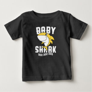 Baby Shark Jungen Mädchen Geburtstag Halloween Wei T-shirt