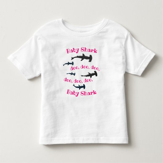Baby Shark Kleinkind T-shirt (Vorderseite)