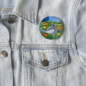 Baby Shark "Kunst von Kindern" Button (Beispiel)