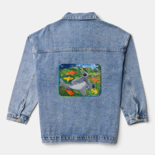 Baby Shark "Kunst von Kindern" Jeansjacke