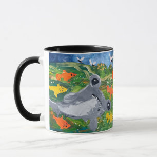 Baby Shark "Kunst von Kindern" Tasse