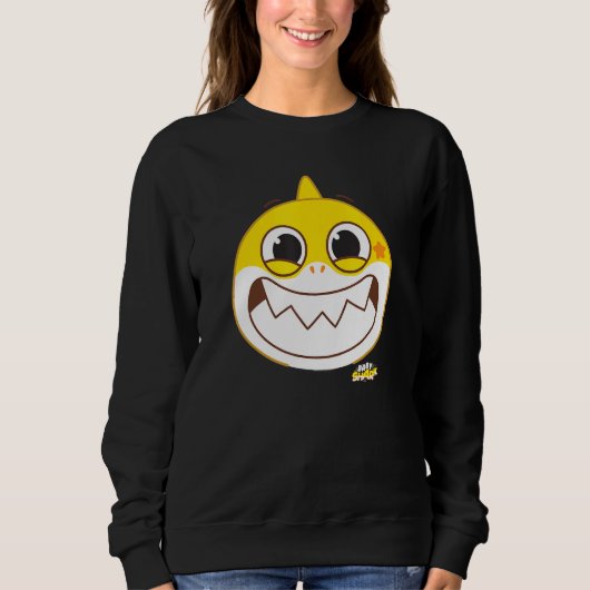 Baby Shark Lächeln Sweatshirt (Vorderseite)