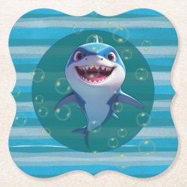 Baby Shark Papiergirlanden Untersetzer