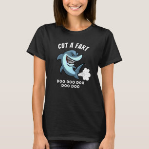Baby Shark Parody Farting Gag Joke for Men and Wo T-Shirt
