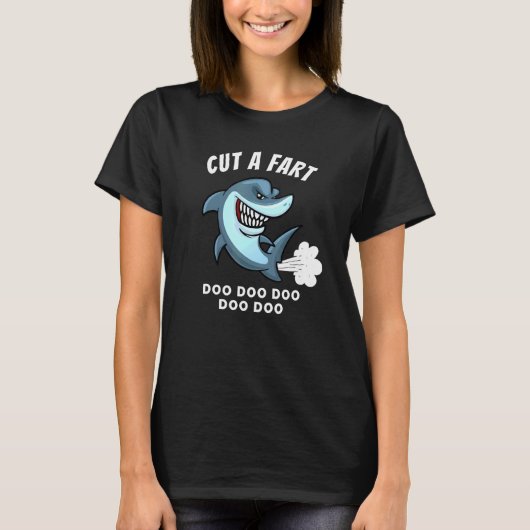 Baby Shark Parody Farting Gag Joke for Men and Wo T-Shirt (Vorderseite)