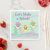 Baby Shark Party Napkins Serviette (Beispiel)