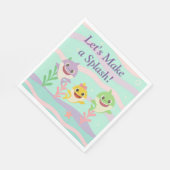 Baby Shark Party Napkins Serviette (Ecke)