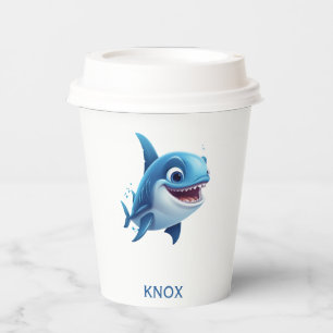 Baby Shark Personalisiert Birthday Party Pappbecher