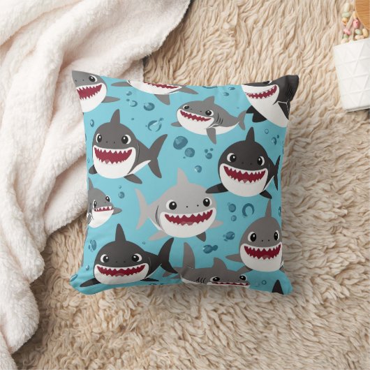 Baby Shark Pillow Kissen (Decke)