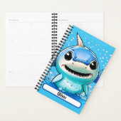 Baby Shark Planner mit individualisierbarem Nameta Planer (Anzeige)