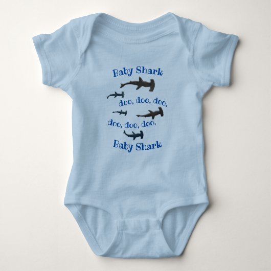 Baby Shark Strampler (Vorderseite)