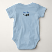 Baby Shark Strampler (Rückseite)