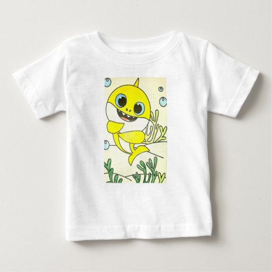 Baby-Shark-T-Shirt Baby T-shirt (Vorderseite)