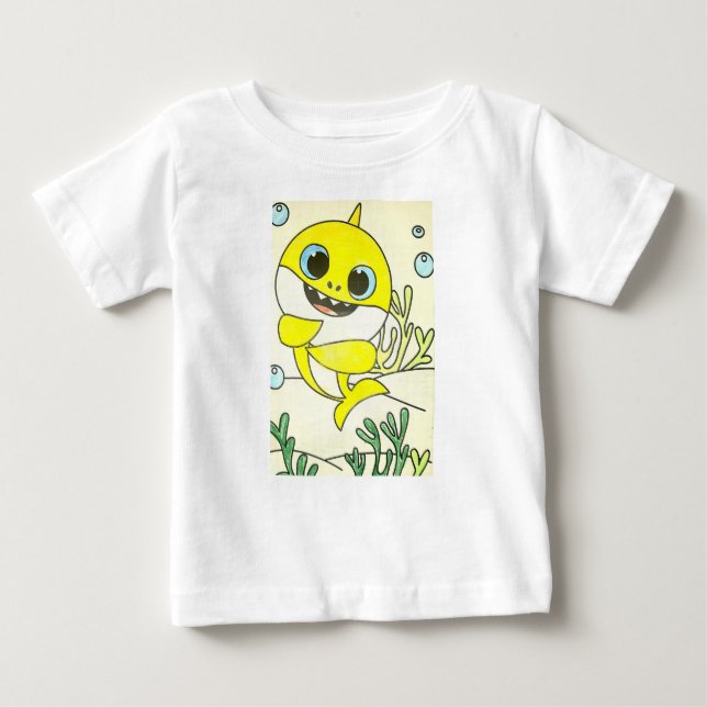 Baby-Shark-T-Shirt Baby T-shirt (Vorderseite)