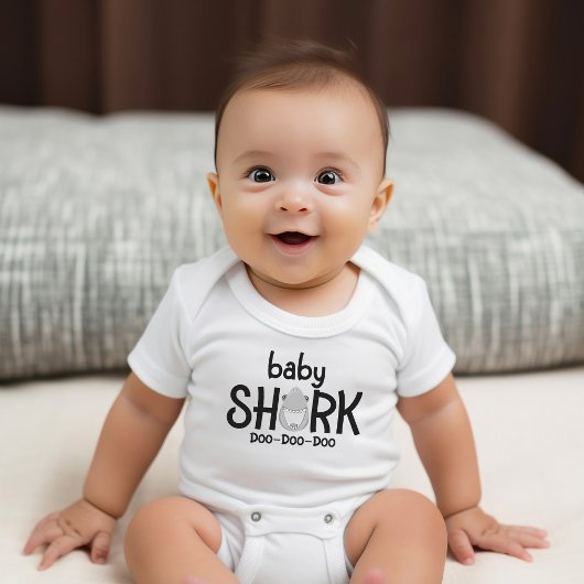 Baby Shark Vatertag Strampler