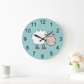 Baby Sheep Animal Wall Uhr (Zuhause)