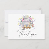 Baby Sheep - Danke Karte (Vorderseite)