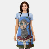 Baby Sheep on Toadstool Schürze (Getragen)