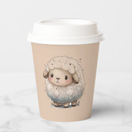 Baby Sheep Paper Cups Pappbecher
