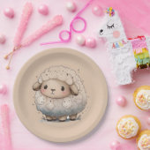 Baby Sheep Pappteller (Party)